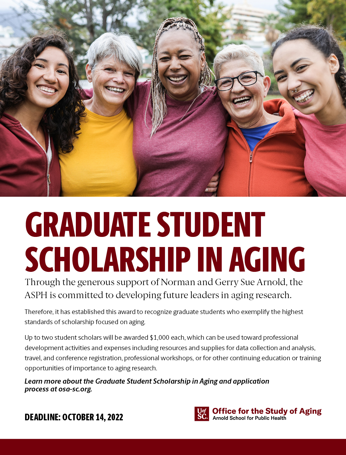 Graduate Student Scholarship in Aging