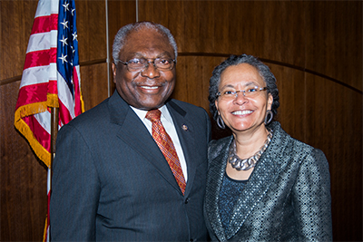 L to R: James Clyburn, Camara Jones