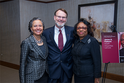 L to R: Camara Jones, Thomas Chandler, Saundra Glover